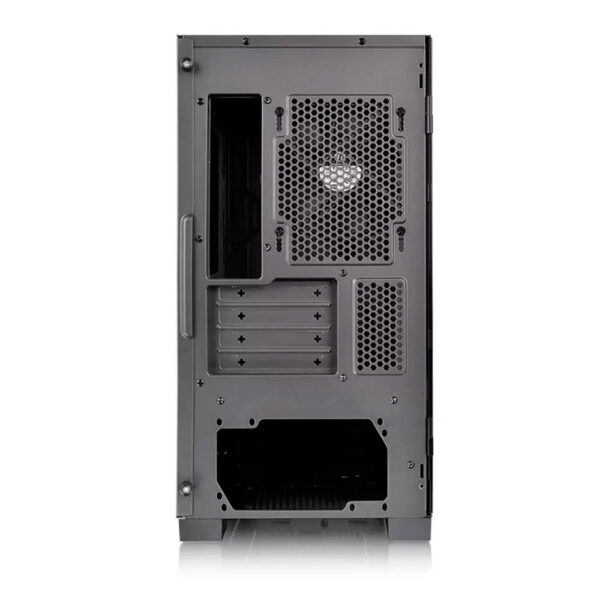 Gabinete Gamer Thermaltake S100tg, Vidro Temperado, Black, Matx, Com Fonte 600W, Com 1 Fan