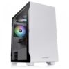 Gabinete Gamer Thermaltake S100tg, Mini Tower, Vidro Temperado, White, Matx, Com Fonte 600W, Com 1 Fan, Ca-3Q9-60S6wz-00
