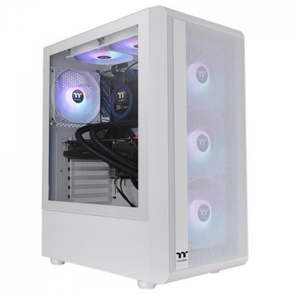 Gabinete Thermaltake Tt S200tg Argb Mid T. Tglass Snow White Com Fonte 650W Ca-3X2-65M6wz-00