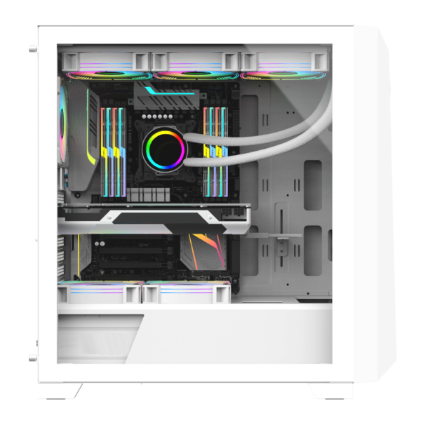 Gabinete Gamer Branco Gb1780 Full Tower 4 Fans Inclusos - Hayom