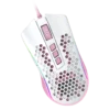 Mouse Gamer Redragon Storm Rgb Branco Com Rosa