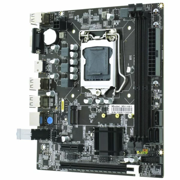 Placa Mae Macrovip Mv-H61 Socket Lga 1155 / Vga / Ddr3