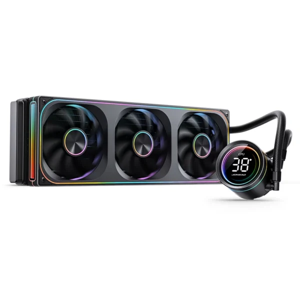 Water Cooler Premium Jonsbo Th-360 Black  Argb Tela Digital Preto