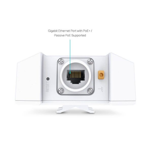 Access Point Tp-Link Eap650 Outdoor Omada Externo Wi-Fi 6 Ax3000 Dual Band Gigabit Poe (Ver. 1.0)