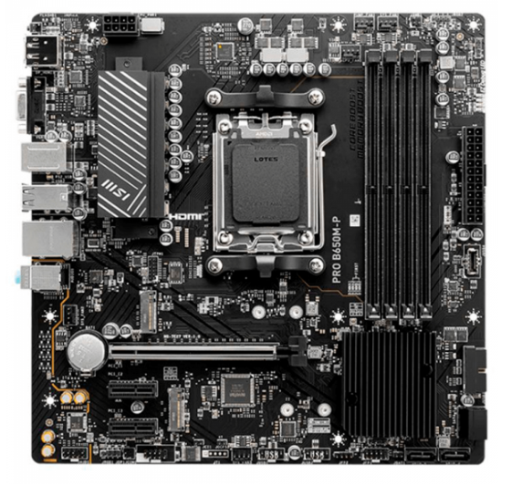 Placa Mãe Msi Pro B650m-P Socket Am5 / Vga / Ddr5