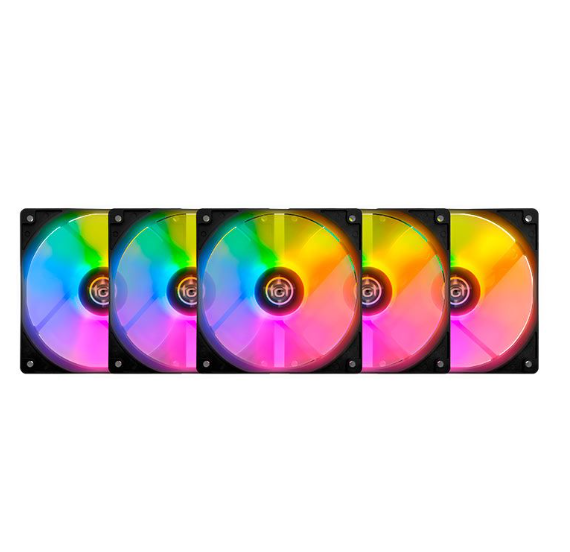 Kit Ventoinhas Tgt Striker, Rainbow, 5X120mm, Tgt-Stk5-Blrbw