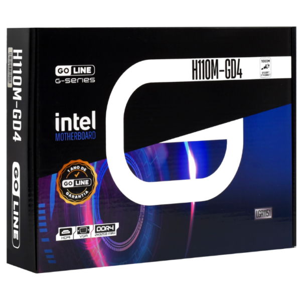 Placa Mae Goline Gl-H110m - Gd4 Socket Lga 1151 / Vga / Ddr4