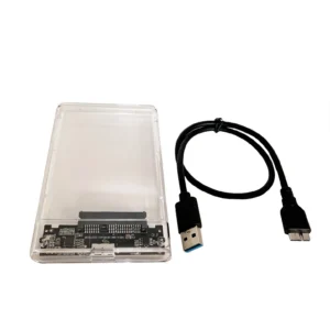 Case Para Hd Externo Transparente Sata 2.5 / Usb 3.0