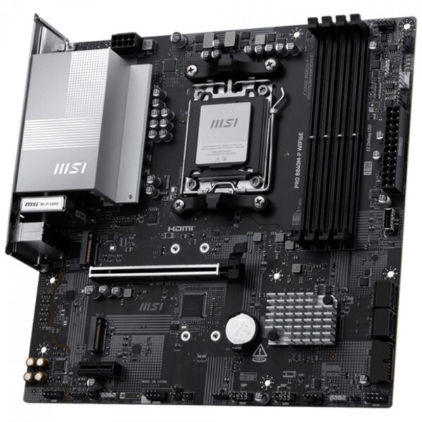 Placa Mãe Msi Pro B840m-P Wi-Fi 6E Socket Am5 / Ddr5